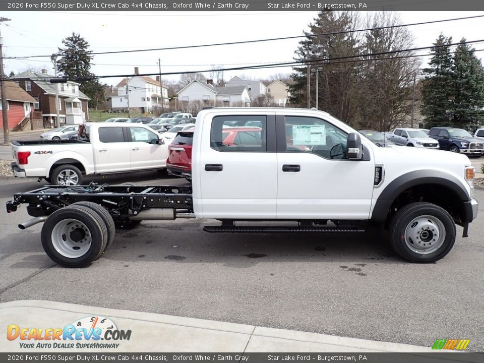 Oxford White 2020 Ford F550 Super Duty XL Crew Cab 4x4 Chassis Photo #6