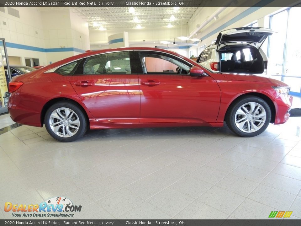 2020 Honda Accord LX Sedan Radiant Red Metallic / Ivory Photo #4
