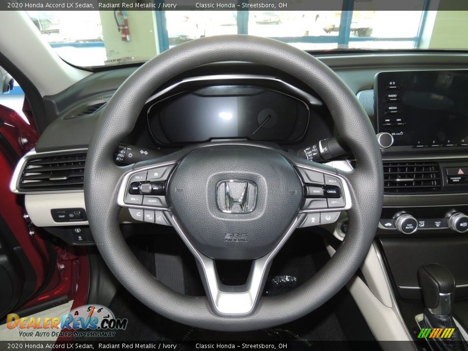 2020 Honda Accord LX Sedan Radiant Red Metallic / Ivory Photo #14