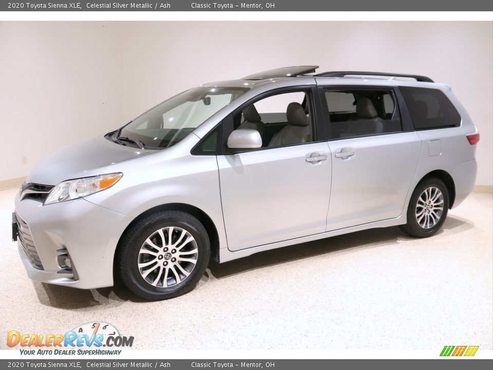 2020 Toyota Sienna XLE Celestial Silver Metallic / Ash Photo #3