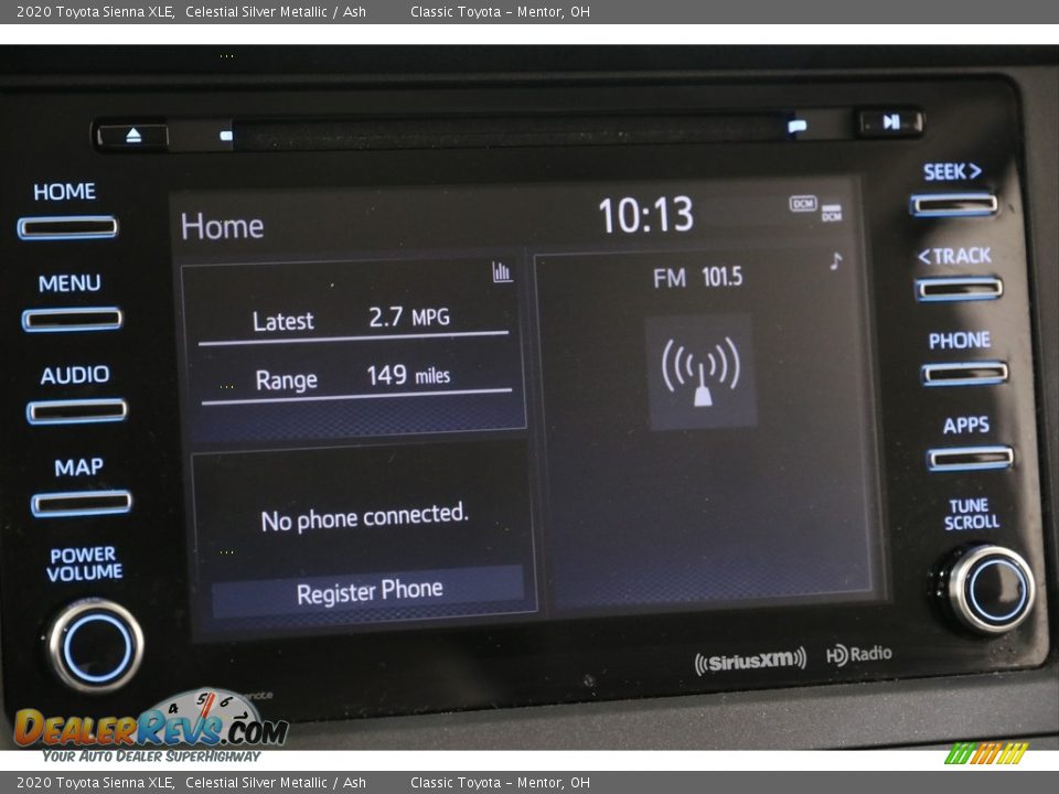 2020 Toyota Sienna XLE Celestial Silver Metallic / Ash Photo #10