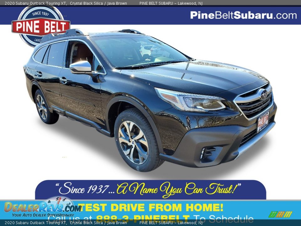 2020 Subaru Outback Touring XT Crystal Black Silica / Java Brown Photo #1