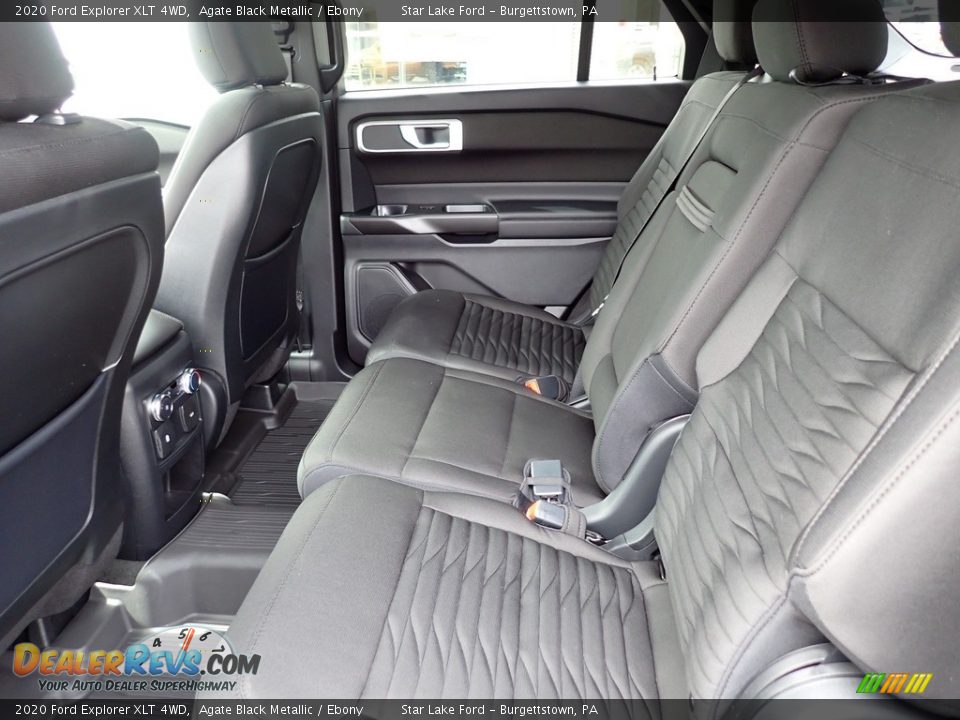 2020 Ford Explorer XLT 4WD Agate Black Metallic / Ebony Photo #11