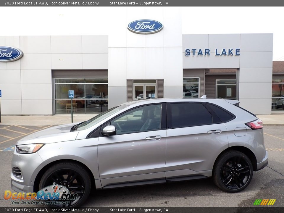 2020 Ford Edge ST AWD Iconic Silver Metallic / Ebony Photo #1