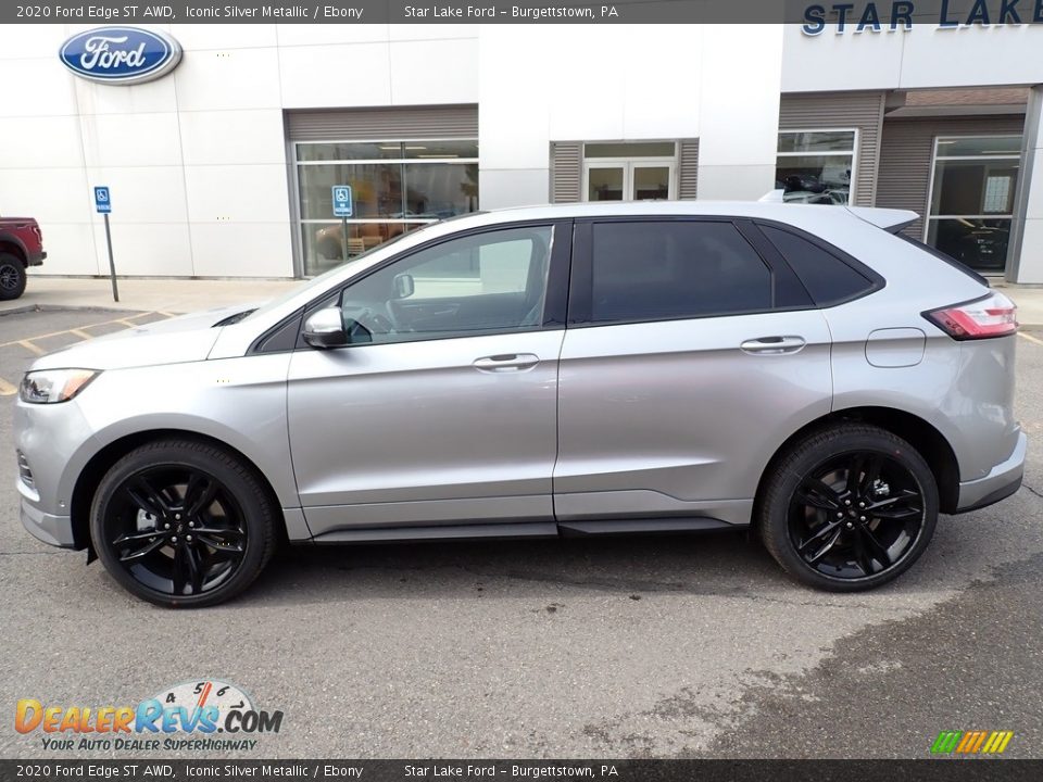 2020 Ford Edge ST AWD Iconic Silver Metallic / Ebony Photo #2