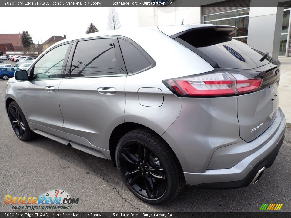 2020 Ford Edge ST AWD Iconic Silver Metallic / Ebony Photo #3