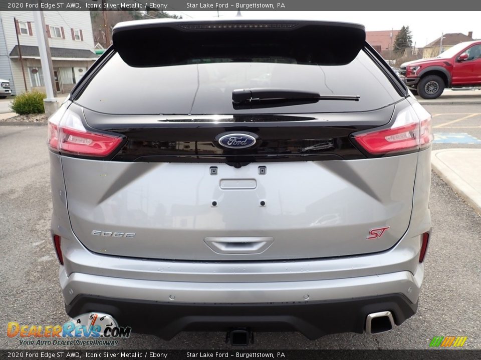 2020 Ford Edge ST AWD Iconic Silver Metallic / Ebony Photo #4