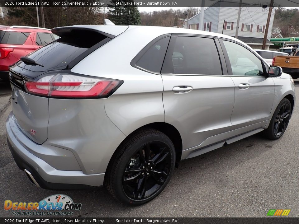 2020 Ford Edge ST AWD Iconic Silver Metallic / Ebony Photo #6
