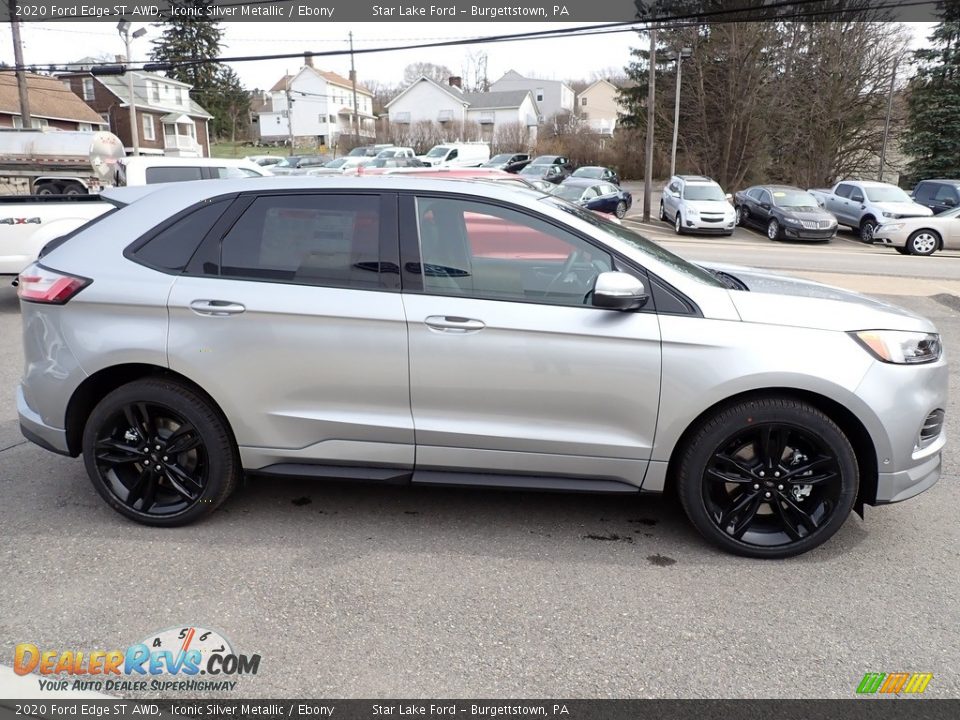 2020 Ford Edge ST AWD Iconic Silver Metallic / Ebony Photo #7