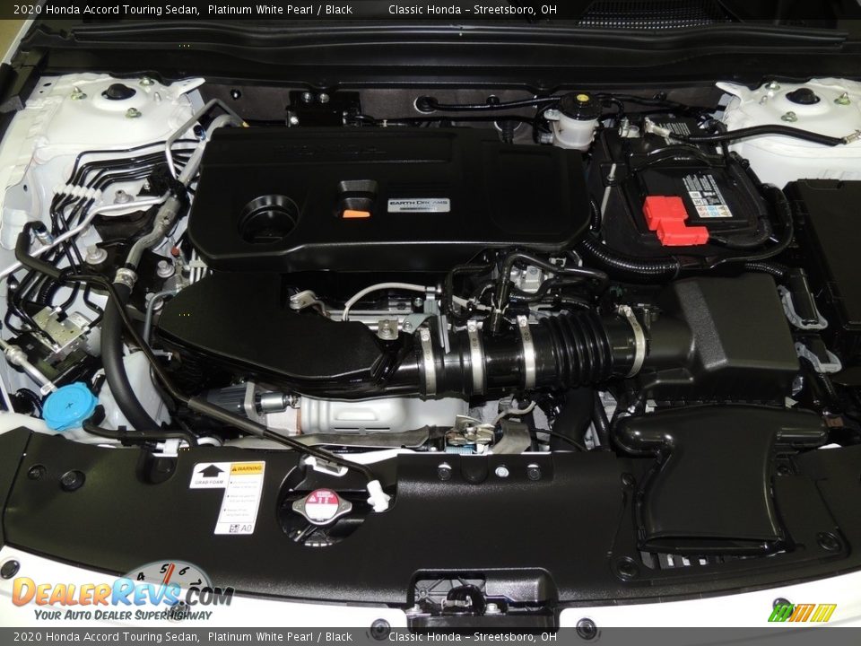 2020 Honda Accord Touring Sedan Platinum White Pearl / Black Photo #19