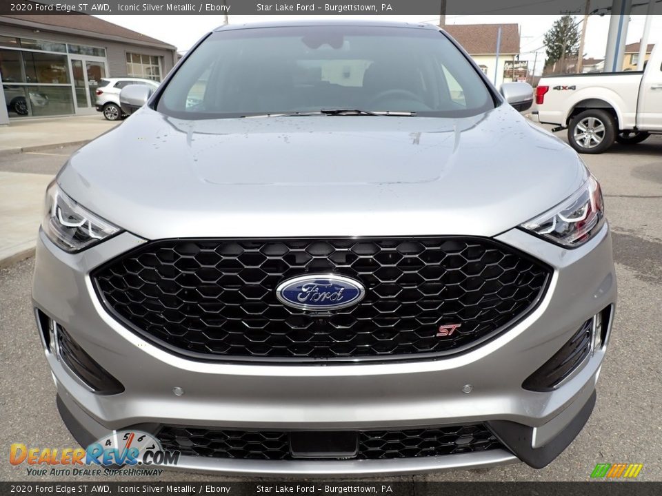 2020 Ford Edge ST AWD Iconic Silver Metallic / Ebony Photo #9