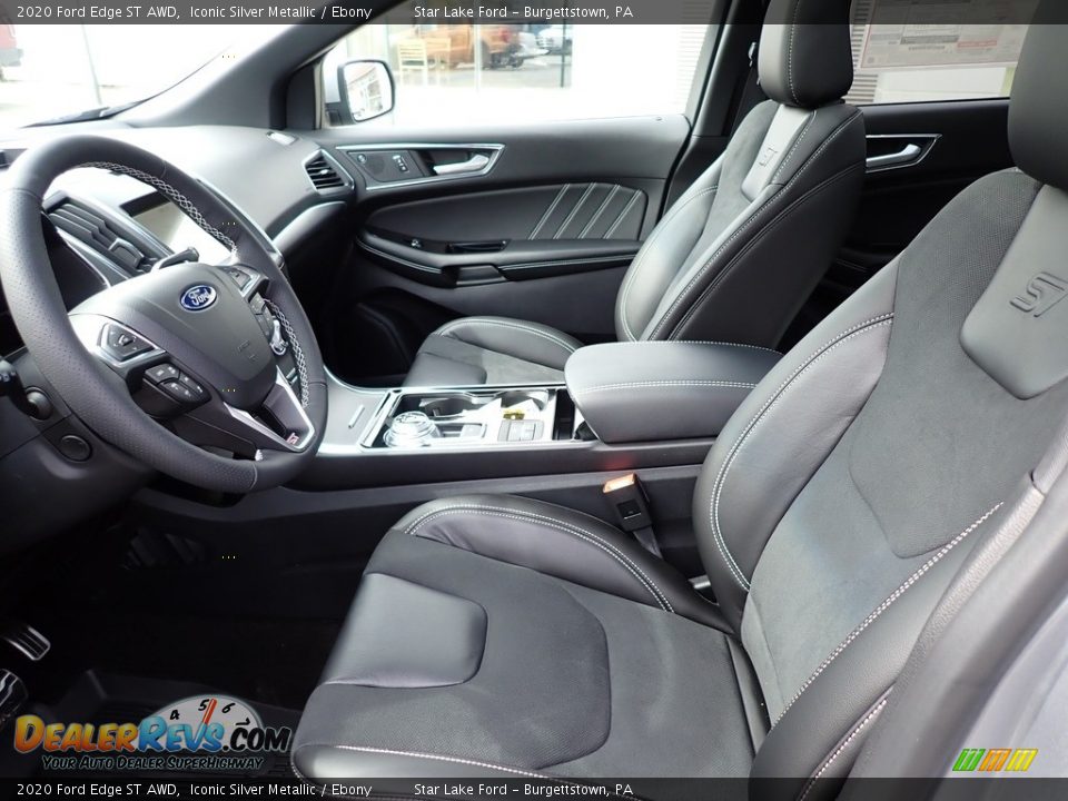 2020 Ford Edge ST AWD Iconic Silver Metallic / Ebony Photo #10