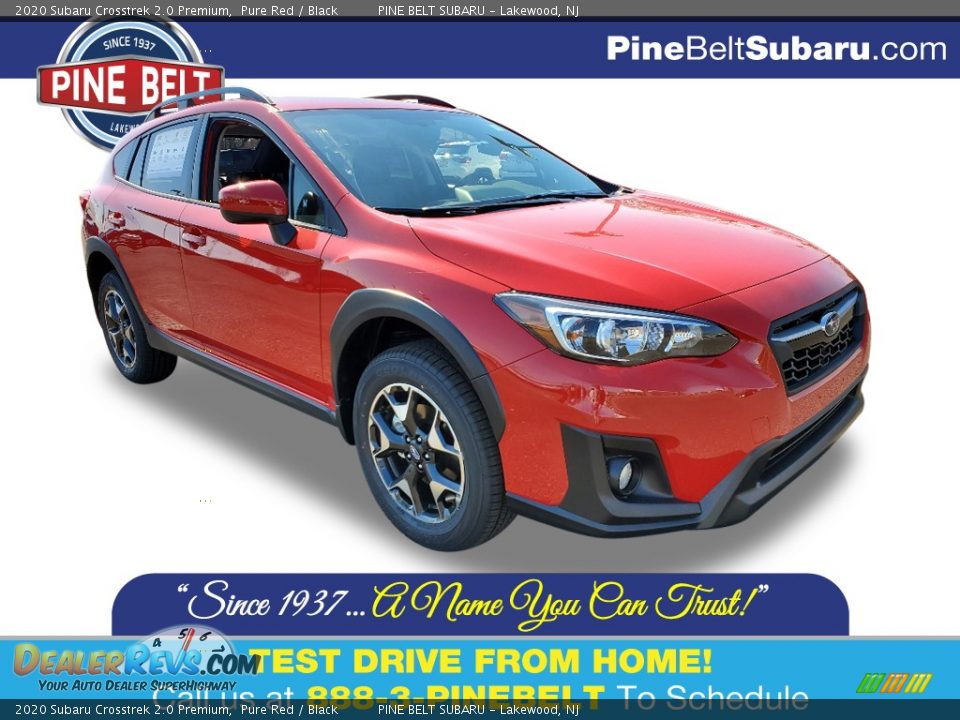 2020 Subaru Crosstrek 2.0 Premium Pure Red / Black Photo #1