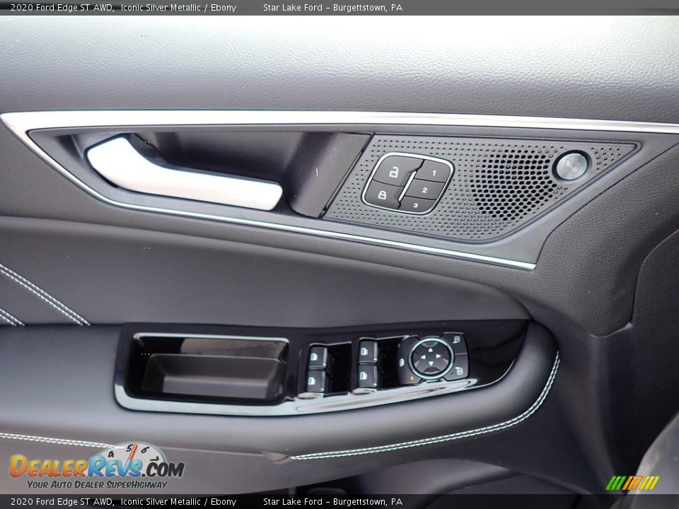 2020 Ford Edge ST AWD Iconic Silver Metallic / Ebony Photo #13