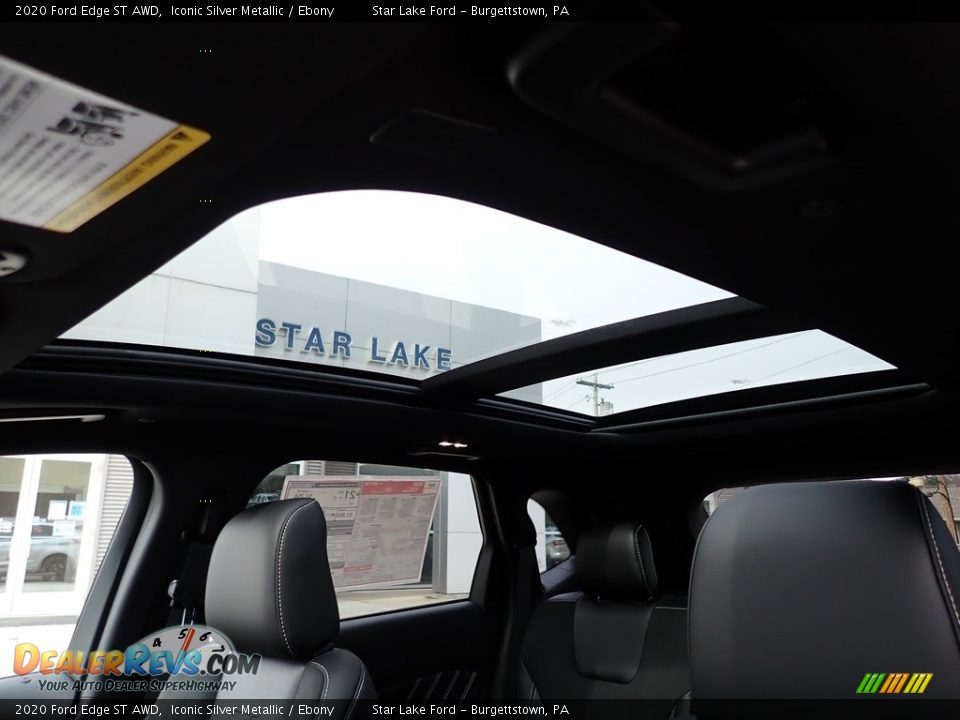 2020 Ford Edge ST AWD Iconic Silver Metallic / Ebony Photo #16