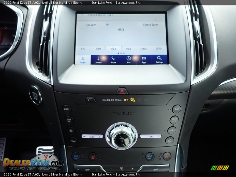 2020 Ford Edge ST AWD Iconic Silver Metallic / Ebony Photo #20