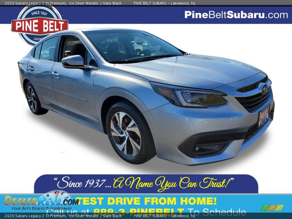 2020 Subaru Legacy 2.5i Premium Ice Silver Metallic / Slate Black Photo #1