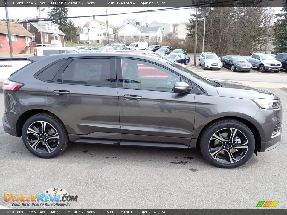 2020 Ford Edge ST AWD Magnetic Metallic / Ebony Photo #7