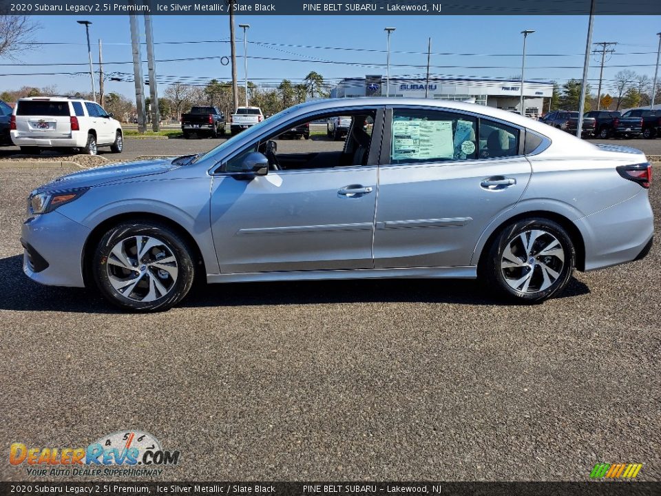 2020 Subaru Legacy 2.5i Premium Ice Silver Metallic / Slate Black Photo #3