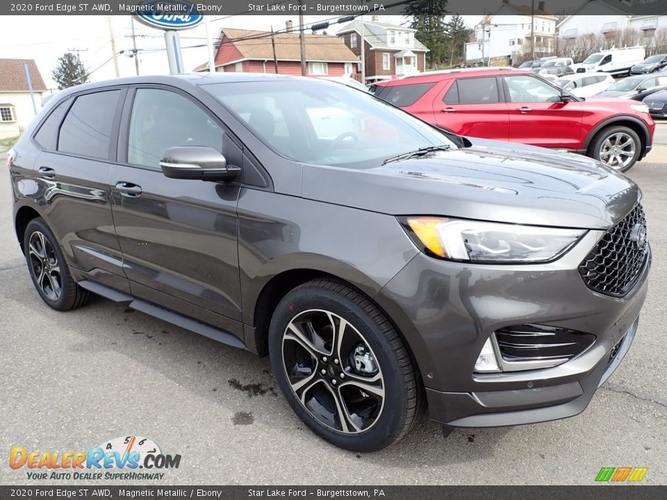 Front 3/4 View of 2020 Ford Edge ST AWD Photo #8