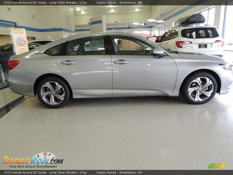2020 Honda Accord EX Sedan Lunar Silver Metallic / Gray Photo #4