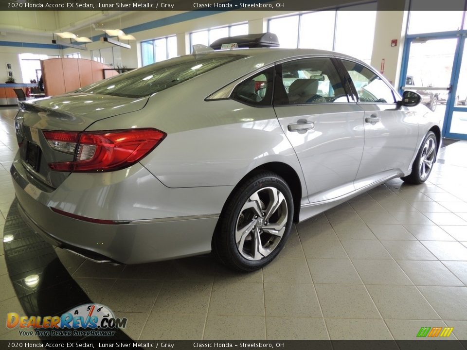 2020 Honda Accord EX Sedan Lunar Silver Metallic / Gray Photo #5