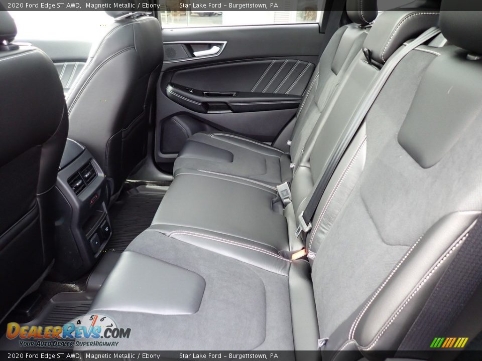 Rear Seat of 2020 Ford Edge ST AWD Photo #11