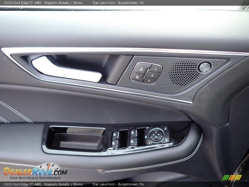 2020 Ford Edge ST AWD Magnetic Metallic / Ebony Photo #13