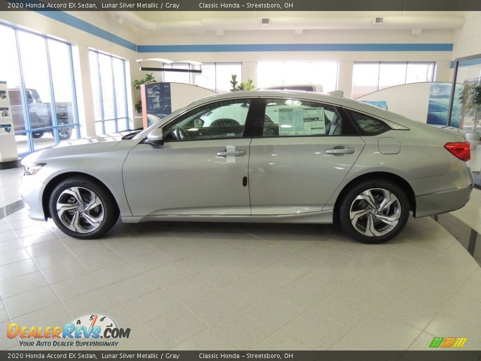 2020 Honda Accord EX Sedan Lunar Silver Metallic / Gray Photo #8