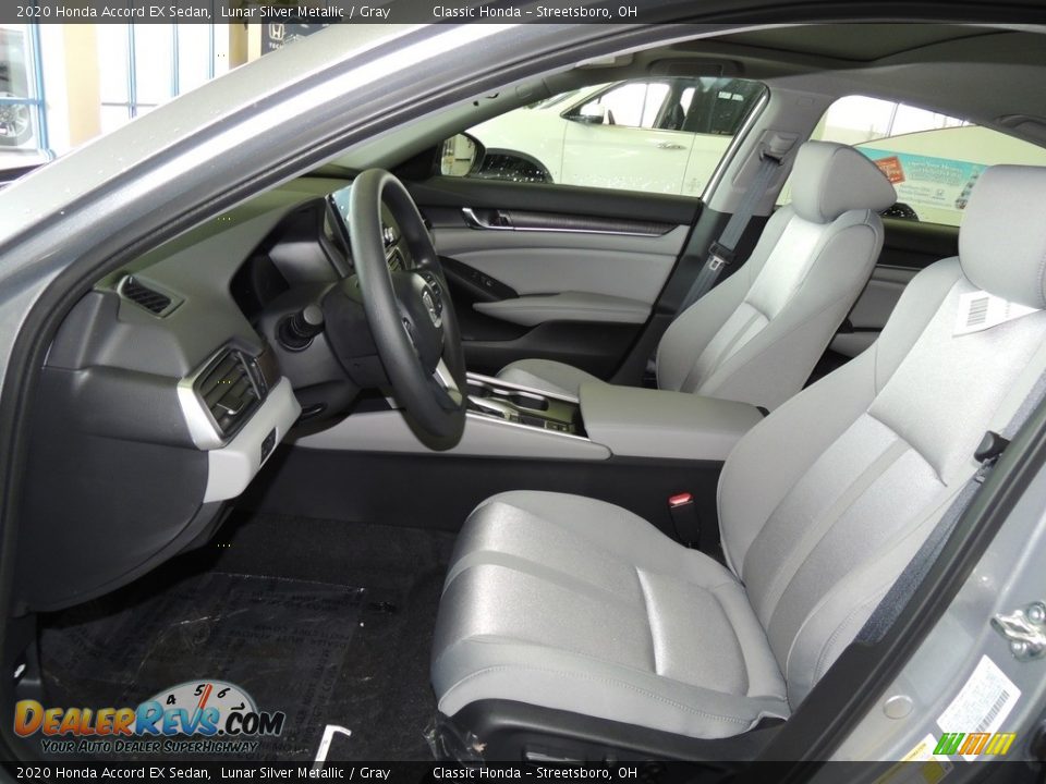 2020 Honda Accord EX Sedan Lunar Silver Metallic / Gray Photo #12