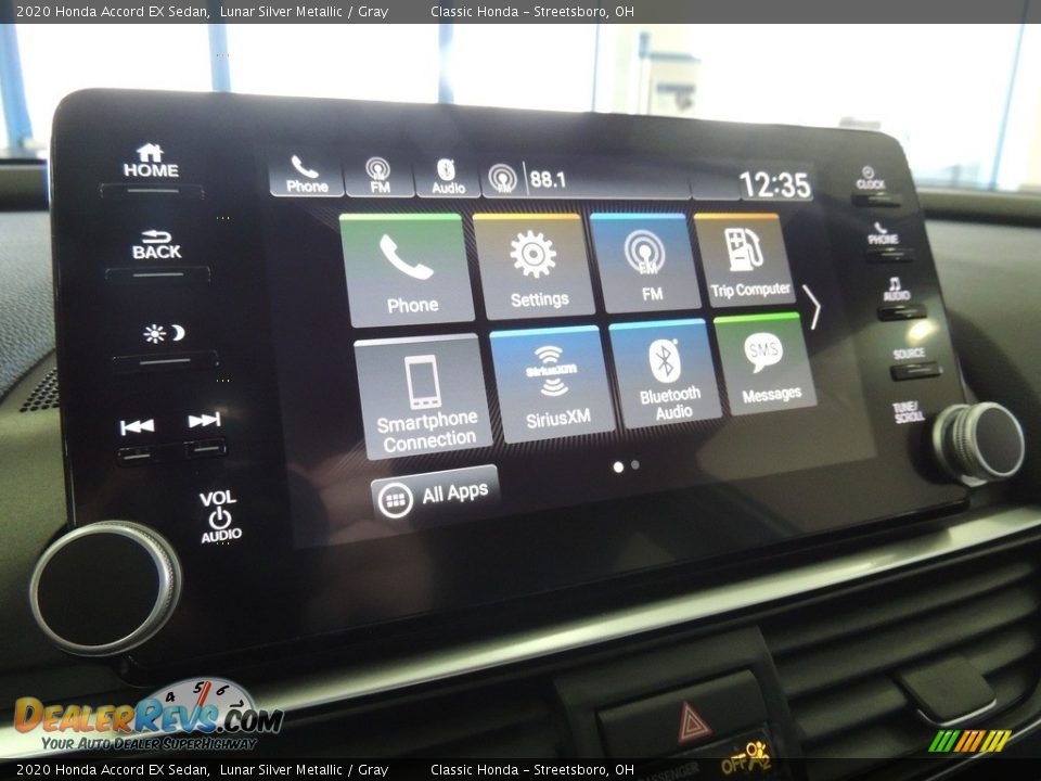 2020 Honda Accord EX Sedan Lunar Silver Metallic / Gray Photo #15