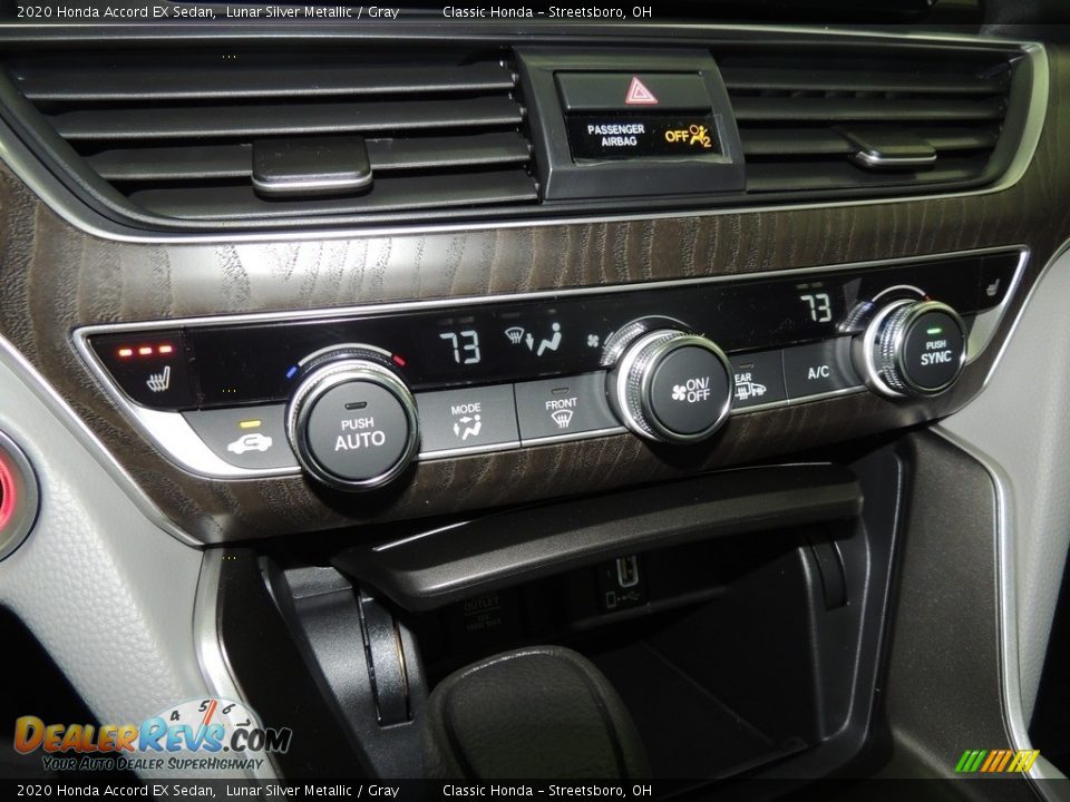 2020 Honda Accord EX Sedan Lunar Silver Metallic / Gray Photo #17