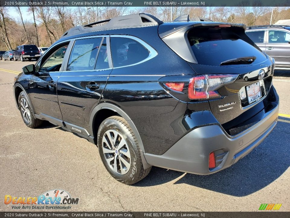 2020 Subaru Outback 2.5i Premium Crystal Black Silica / Titanium Gray Photo #6