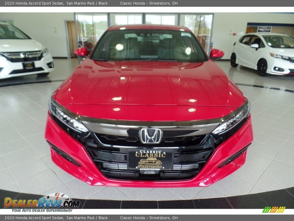2020 Honda Accord Sport Sedan San Marino Red / Black Photo #2