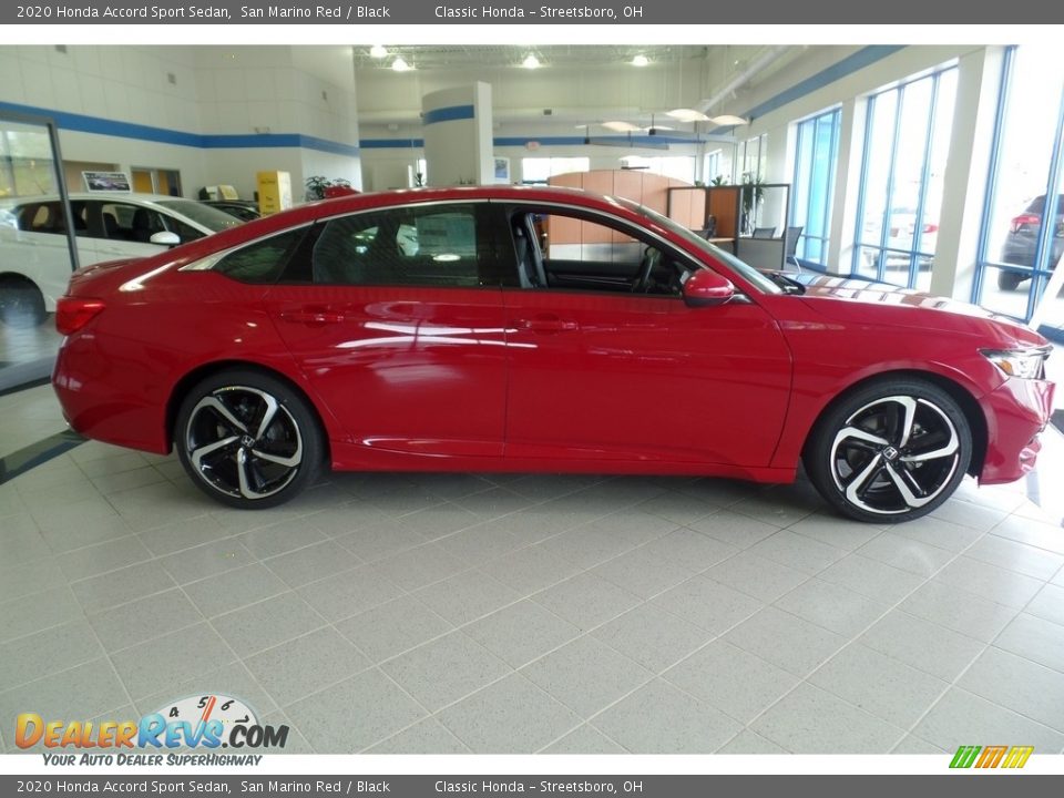 2020 Honda Accord Sport Sedan San Marino Red / Black Photo #4