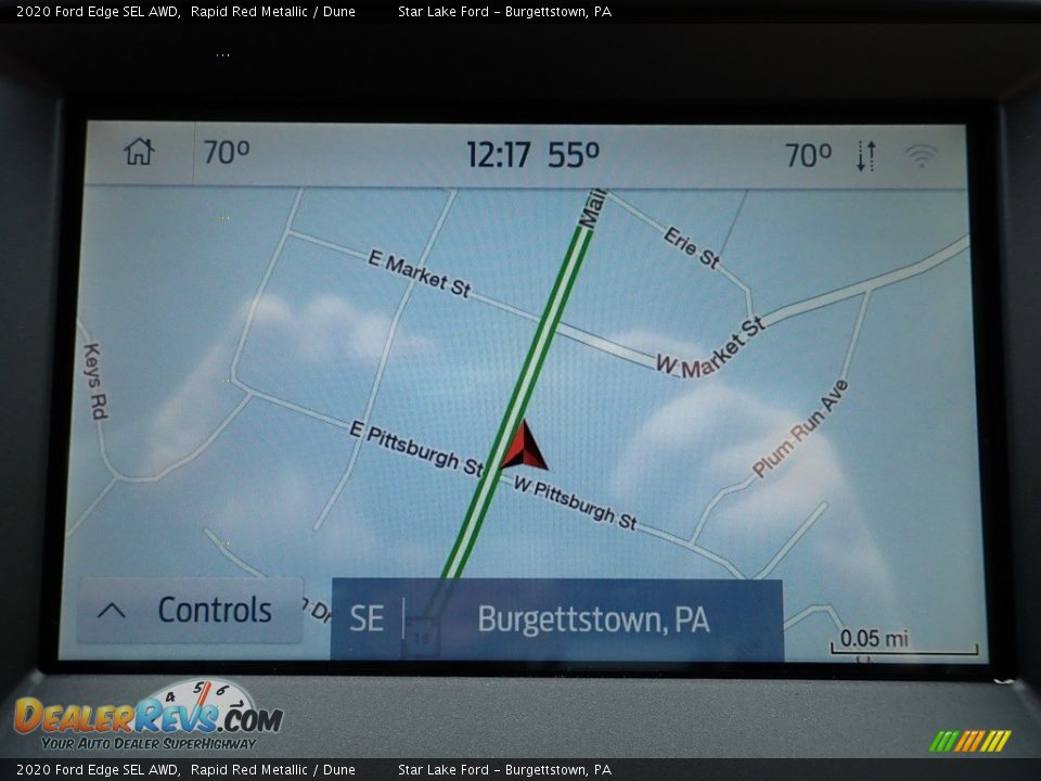 2020 Ford Edge SEL AWD Rapid Red Metallic / Dune Photo #18