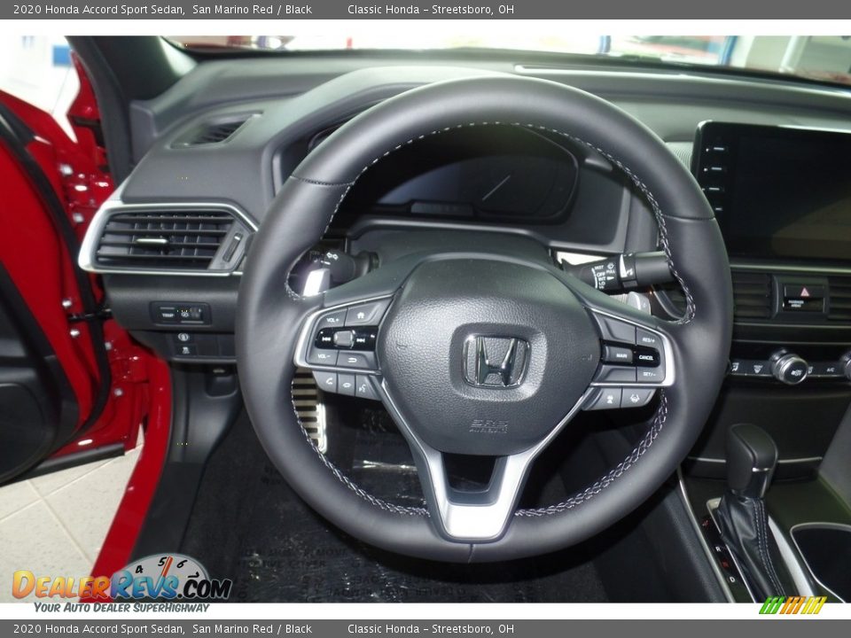 2020 Honda Accord Sport Sedan San Marino Red / Black Photo #14