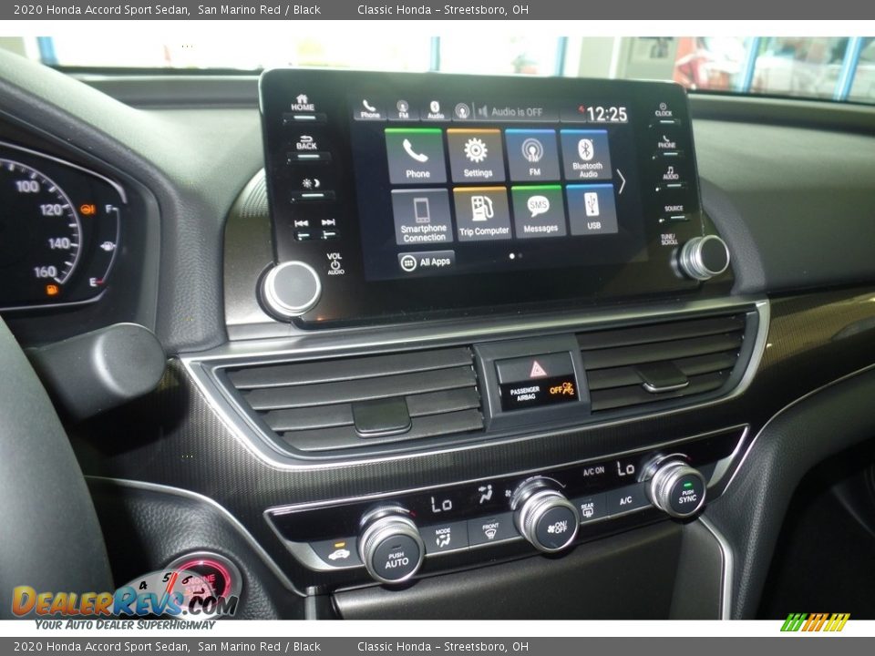 2020 Honda Accord Sport Sedan San Marino Red / Black Photo #15