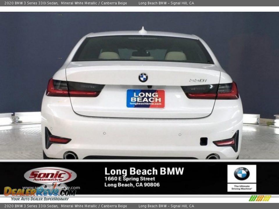 2020 BMW 3 Series 330i Sedan Mineral White Metallic / Canberra Beige Photo #3