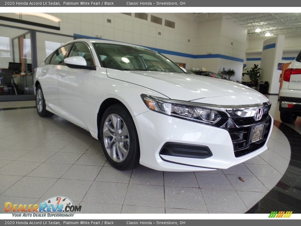 2020 Honda Accord LX Sedan Platinum White Pearl / Black Photo #3