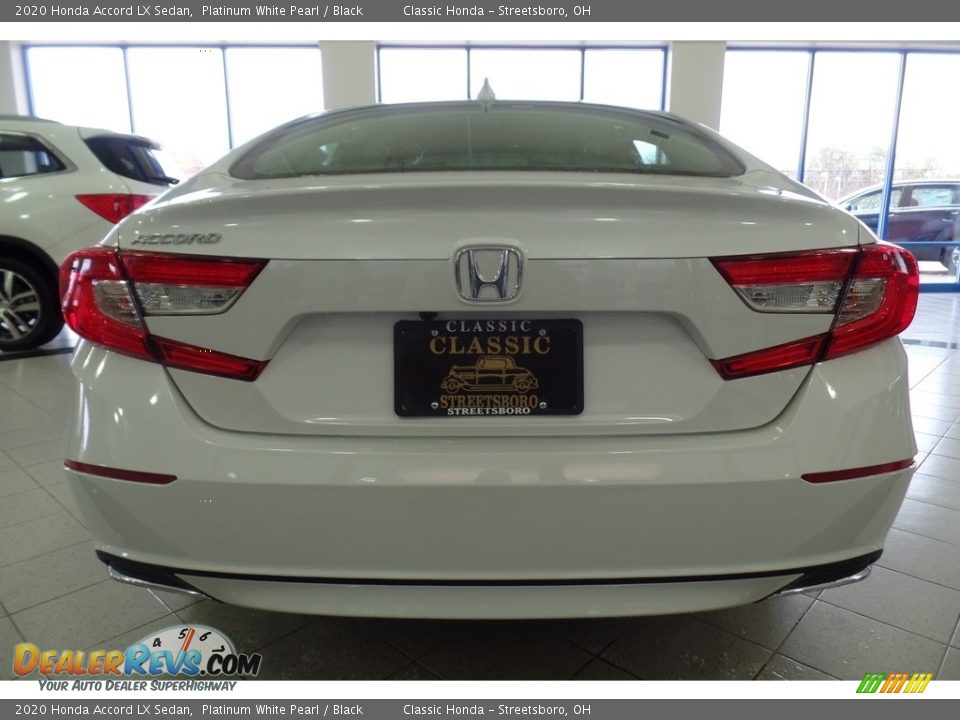 2020 Honda Accord LX Sedan Platinum White Pearl / Black Photo #6