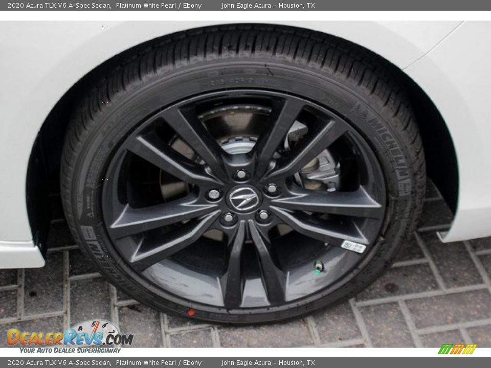 2020 Acura TLX V6 A-Spec Sedan Platinum White Pearl / Ebony Photo #12