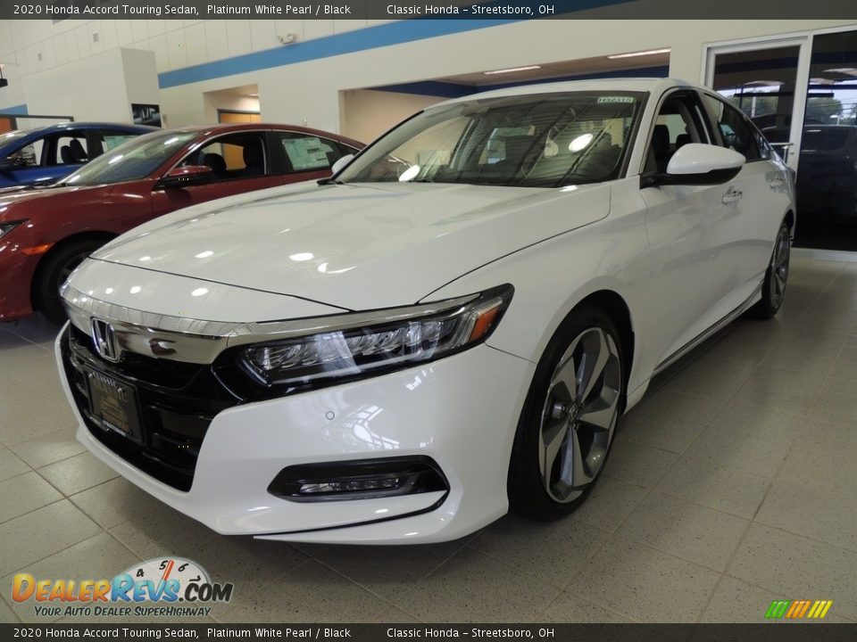 2020 Honda Accord Touring Sedan Platinum White Pearl / Black Photo #1