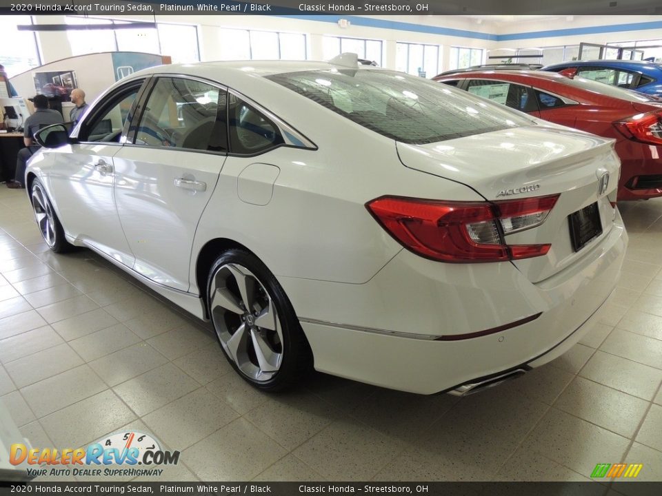 2020 Honda Accord Touring Sedan Platinum White Pearl / Black Photo #6