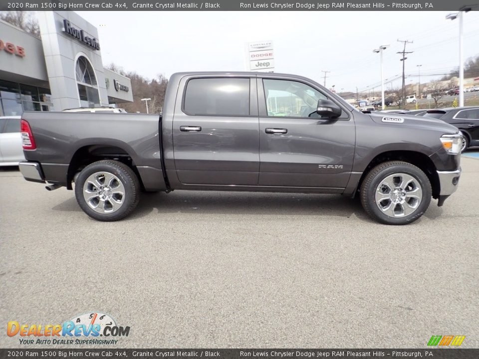 2020 Ram 1500 Big Horn Crew Cab 4x4 Granite Crystal Metallic / Black Photo #4