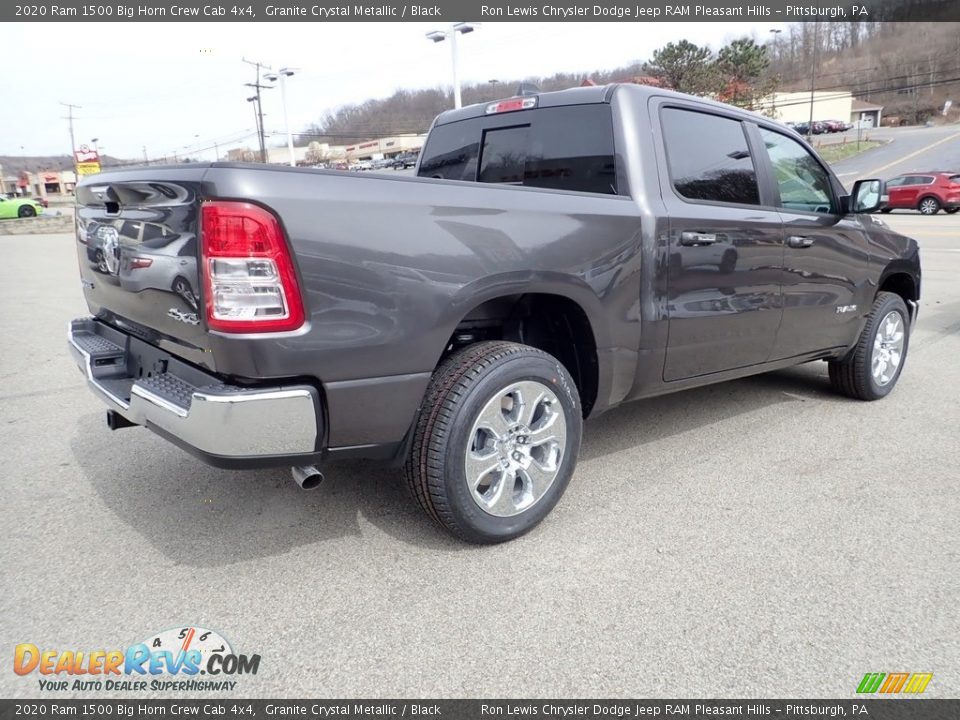 2020 Ram 1500 Big Horn Crew Cab 4x4 Granite Crystal Metallic / Black Photo #5