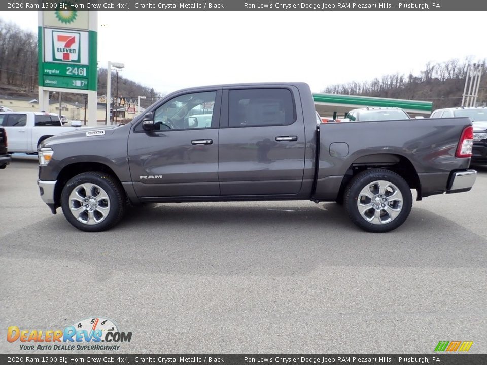 2020 Ram 1500 Big Horn Crew Cab 4x4 Granite Crystal Metallic / Black Photo #6