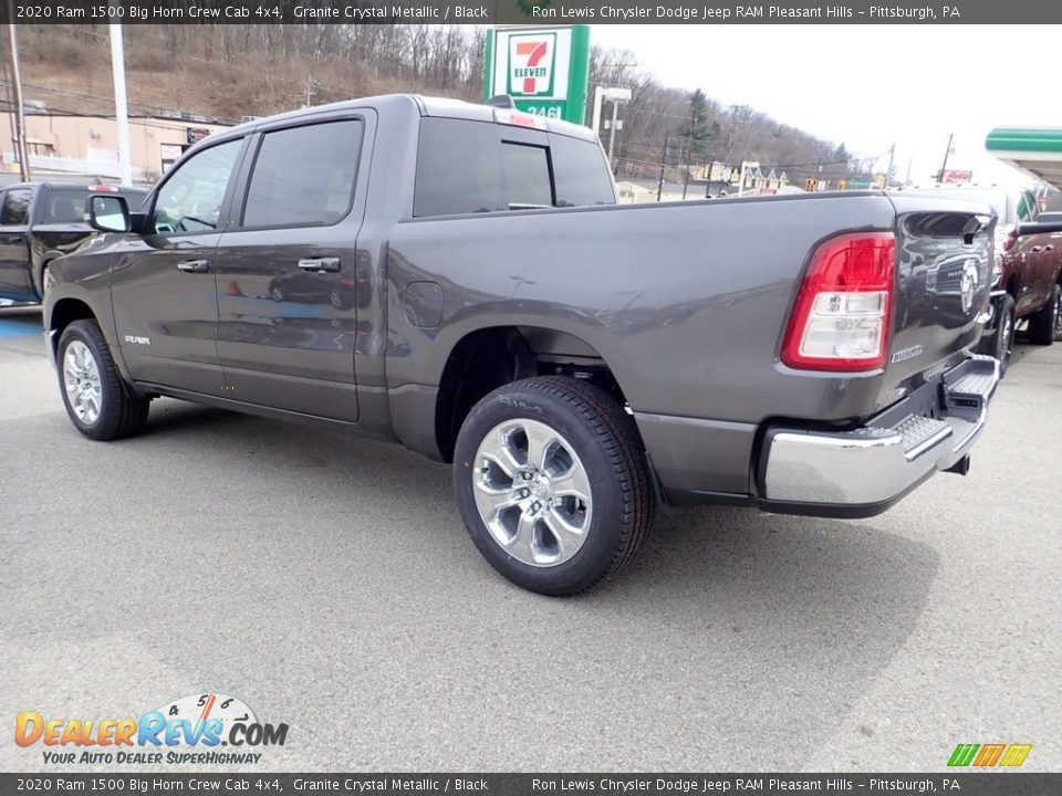 2020 Ram 1500 Big Horn Crew Cab 4x4 Granite Crystal Metallic / Black Photo #7