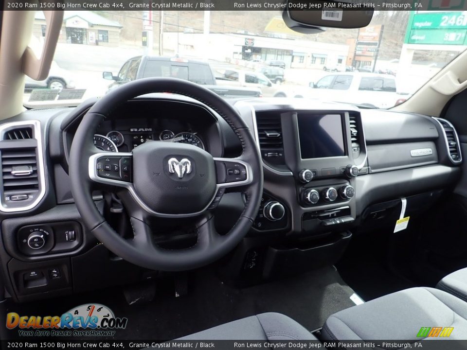 2020 Ram 1500 Big Horn Crew Cab 4x4 Granite Crystal Metallic / Black Photo #12