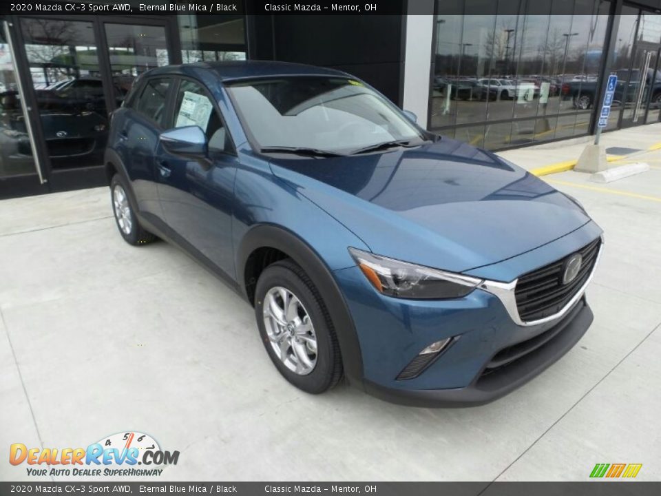 2020 Mazda CX-3 Sport AWD Eternal Blue Mica / Black Photo #1